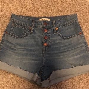 Madewell Button Front Shorts
